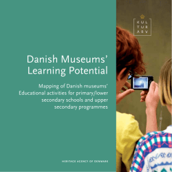 Danish Museums` Learning Potential