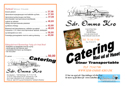 Catering - Sdr. Omme Kro & Hotel