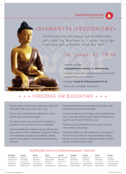 DIAMANTVEJSBUDDHISME« - Buddhistisk Gruppe Aalborg