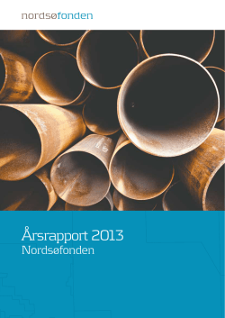 Nordsøfondens årsrapport 2013