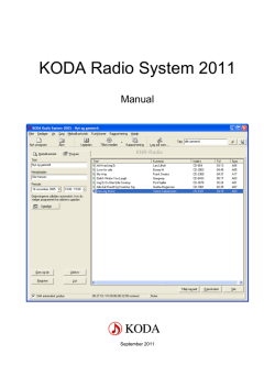 KODA Radio System 2