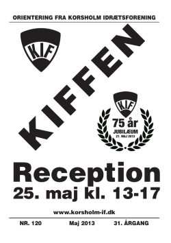 Maj 2013 - Korsholm IF