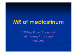 MR af mediastinum mediastinum