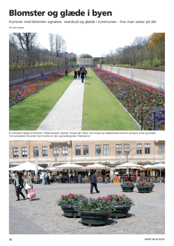 Blomster og glæde i byen - Anne Stausholm Landskabsarkitekter