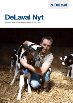 Læs det seneste nummer af DeLaval Nyt oktober 2014