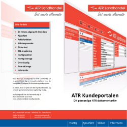 ATR Kundeportalen - ATR