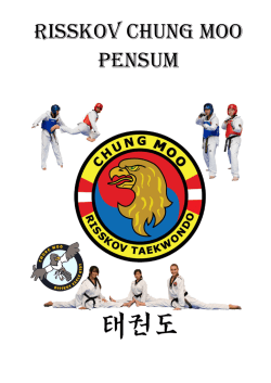 Pensum - Risskov Taekwondo klub