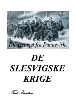 De Slesvigske krige - Hanne og Fredes hjemmeside