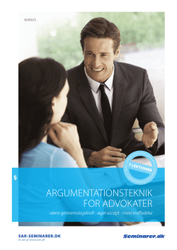 Argumentationsteknik for advokater (PDF)