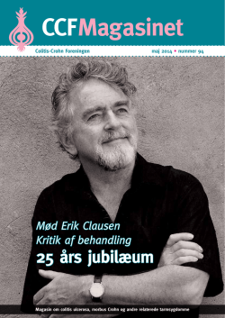 CCFMagasinet • maj 2014 - Colitis