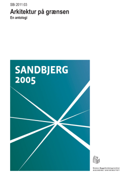 SBi 2011-03.pdf - Statens Byggeforskningsinstitut