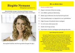 Birgitte Nymann - Haarby Boldklub Gymnastik