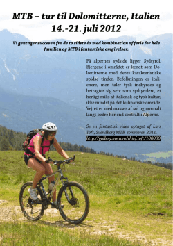 Program - Svendborg Mountainbike Klub