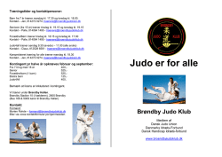 voksne - Brøndby Judo Klub