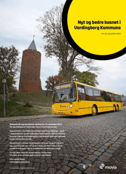 Nyt og bedre busnet i Vordingborg Kommune
