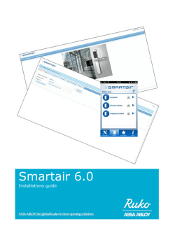 Smartair 6 installations guide - Ruko e-shop