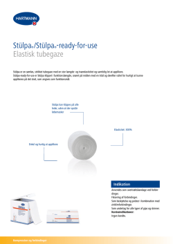 Stülpa® /Stülpa®-ready-for-use Elastisk tubegaze