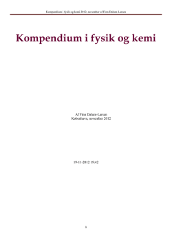 FSA Kemi/Fysikkompendium november 2012 - pdf