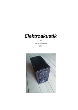 Elektroakustik - Tore A. Skogberg