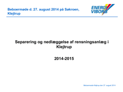 Præsentation af Energi Viborg Vand A/S