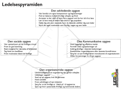 Ledelsespyramiden - Ledfrivillige.dk