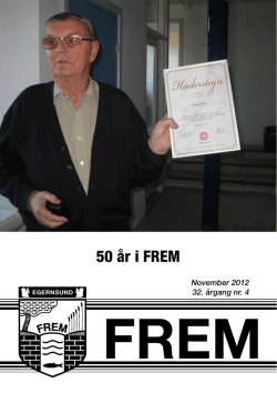 50 år i FREM