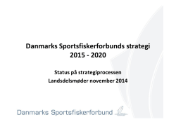 Danmarks Sportsfiskerforbunds strategi 2015