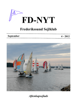 FD-NYT - Frederikssund Sejlklub