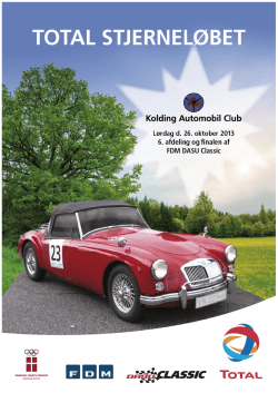 tillægsreglerne - Kolding Automobil Club