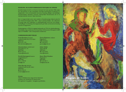 Årsprogram 2014-2015 - Museums- og kunstforeningen for Vejen og