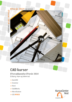 CAD kurser - Rybners Kursuscenter