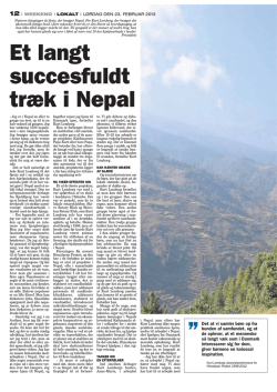 Et langt succesfuldt træk i Nepal
