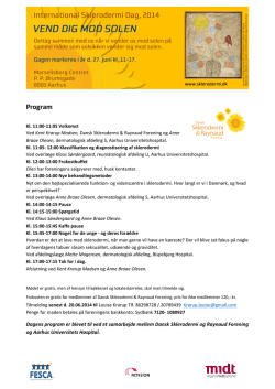 Hent programmet til print.pdf - Dansk Sklerodermi & Raynaud