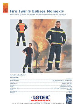 Fire Twin® Bukser Nomex®