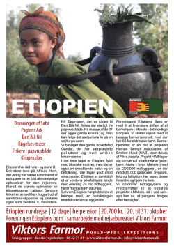 etiopien - Foreningen Etiopiens Børn