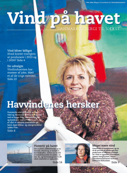 Tjek avistillæg om dansk vindmølleindustri i JP her