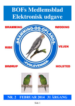 Blad0214 elektronisk.pdf - Bramming og Oplands Fuglevenner