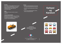 Epilepsi og Kørekort