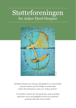 Brochure - Anker Fjord Hospice