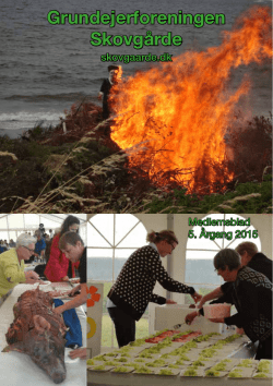 Medlemsblad nr. 5 - 2015 - Grundejerforeningen Skovgårde