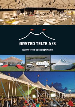 PDF udgave - Ørsted Telte A/S
