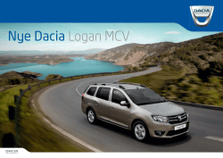 Nye Dacia Logan MCV