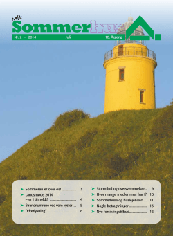Bladet Mit Sommerhus-2-2014 - Fritidshusejernes Landsforening
