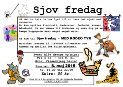 Sjov Fredag - Vissenbjerg - VGIF