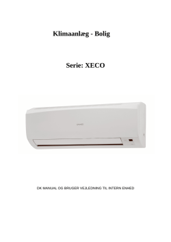 Manual Emmeti XECO Dansk ver 1