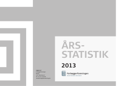 Se Årsstatistik 2013 - Forlæggerforeningen