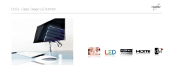DV23 - Glass Design LED Monitor