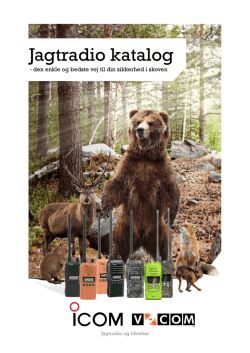 Jagtradio katalog - Radiocom Danmark