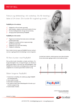 PAY BY BILL - Gothia Financial Group
