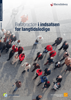 Best practice i ind satsen for langtidsledige